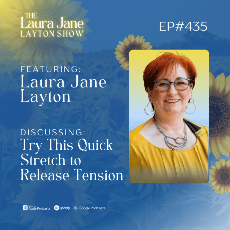 ep435: try this quick stretch to release tension with laura jane